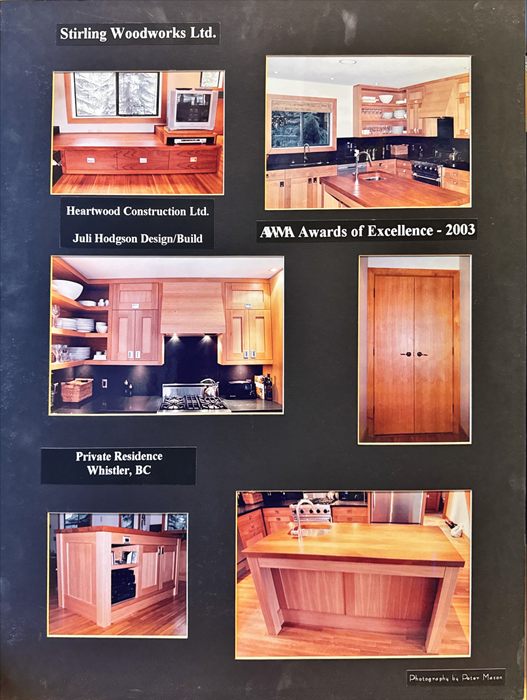 AWMAC Awards of Excellence 2003 poster: private residence, Whistler BC